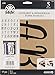 FolkArt Stencil Paper, Alphabet & Monogram Italic 5