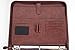 Executive Office Solutions Professional Business Padfolio Portfolio Briefcase Style Organizer Folder with Handles Notepad and 3 Ring Binder Synthetic Leather – Brown (F044)