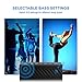 HUSSAR Bluetooth Speakers, 16W Portable Wireless Speaker, Premium Sound with Enhanced Bass and Selectable Sound Effects, IPX5 Waterproof, Built-in Mic with Siri, Black