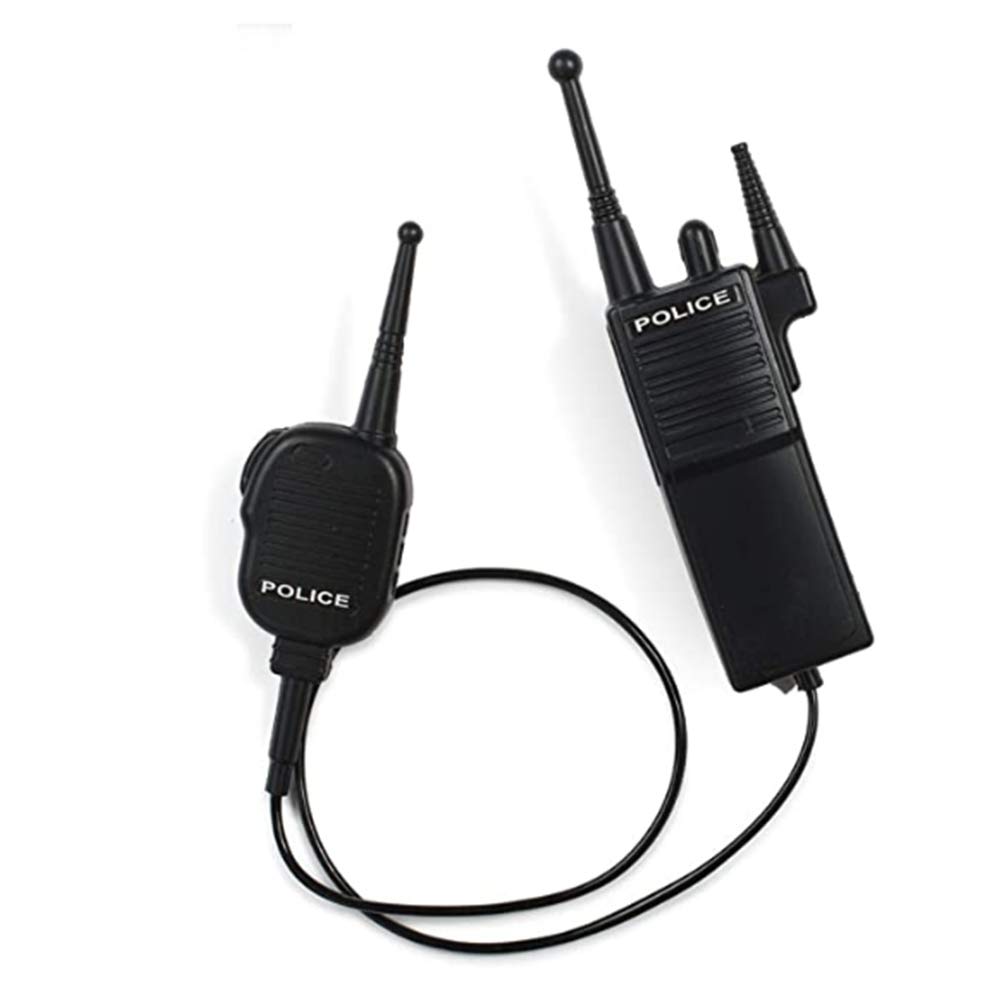 Dress Up America Police Walkie Talkie Set, Police Accessory for Kids - Artificial Police Interphone Toy - Fun Police Accessory for Halloween and Year Round Dress-Up (Non-Functioning)