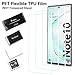 Ferilinso [3 Pack] Screen Protector for Samsung Galaxy Note 10, High Sensitive Full Coverage Case Friendly 3D PET Flexible TPU Film for Samsung Galaxy Note 10