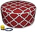 Kozyard Inflatable Stool Ottoman Used for Indoor or Outdoor, Kids or Adults, Camping or Home(Red) primary
