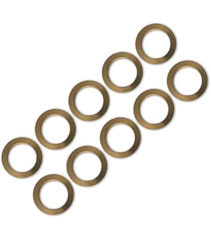 5-Pack Blade Arbor Adapter Rings - 20mm To 1 Inch Reducer For Concrete Cutoff Saws TS400 TS420 TS700 TS800