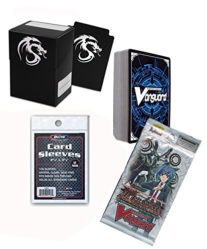 Cardfight! Vanguard *Pale Moon* 50 Cards Player Kit Deck Box & Sleeves + Pack