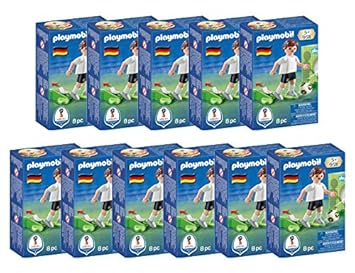 PLAYMOBIL Deutsche Fußball Nationalmannschaft mit Torwand und Schussfunktion (9511)