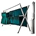 iEllevie Foldable Double Rods Stainless Steel Expandable Clothes Drying Rack 55 to 95 Inch