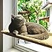 PETVINS Cat Window Perch with Super Suction Cups, Cat Hammock for Any Cat Size, Space Saving Cat Bed for Sunbath