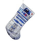 Kurt Adler Battery-Operated Star Wars R2D2 Stocking with Sound