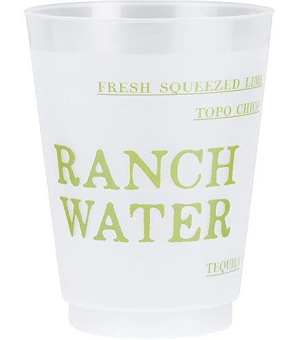 Slant Collections XOXO Becher Set – 8 BPA-freie Kunststoffbecher à 473 Ml
