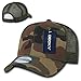 DECKY 6 Panel Curve Bill Trucker Cap, Camo