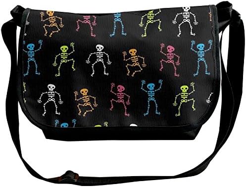 Junior Boys Fancy Skeleton Rib Cage Skull\r\n Design Crossbody Messenger Bags Casual Cross Bags For Men For School