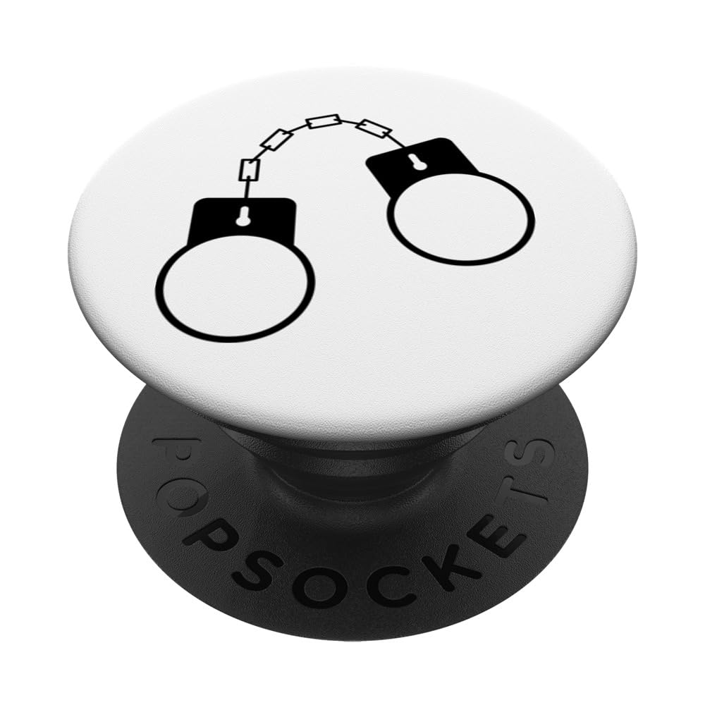 Handcuffs Hand Cuff Handcuff Manacle Shackle PopSockets Swappable PopGrip