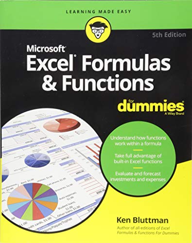 Excel Formulas & Functions For Dummies Excel Formulas & Functions For Dummies