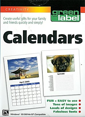[CD-ROM] Calendars by Green Label & PC Treasures