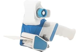 ROSEUP Tape Gun, Packing Tape Dispenser, 2 inch Tape Gun Dispenser, 2 inch Packing Tape Gun, Lightweight Industrial Side Loading Tape Dispenser - Blue