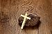 Stainless Steel Cross Necklace Jesus Christ Crucifix Pendant for Men and Women(Gold)