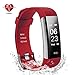 Ulvench Fitness Tracker, Heart Rate Monitor Smart Watch with Calorie Counter Watch Pedometer Sleep Monitor, Step Counter, GPS, IP67 Waterproof Activity Tracker for Android＆iOS Smartphone
