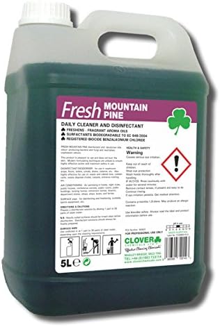 Clover 204 Fresh Mountain Pine Daily Cleaner & Disinfectant 5 Litre - Pack of 2