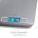 Elec3 Digital Multifunction Kitchen and Food Scale, 11lb/5kg Stainless Steel Platform Kitchen Scale with LCD Display, 1 Year Warrant (Silver)