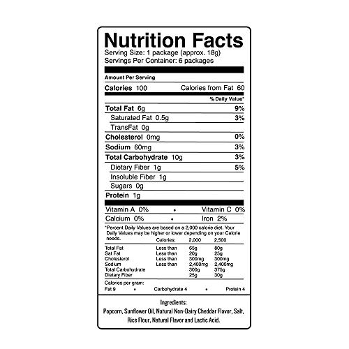 5 SKINNYPOP+Cheddar+Artificial+Ingredients+Delicious
