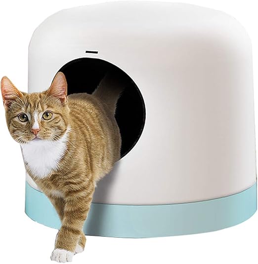 closed litter box amazon