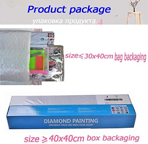 Colorful DIY diamond painting kit with a cross stitch design, priced at $28.34.