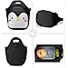 Cute Lunch Bag, MoreTeam Insulated Neoprene Large Lunch Tote Box for Kids, Women with Adjustable Shoulder Strap, Compact, Reusable, Easy to Wash, Penguin