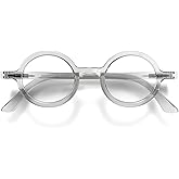 LONDON MOLE® Moley reading glasses | Cool round shaped readers | Men’s Women’s Unisex | Spring hinges