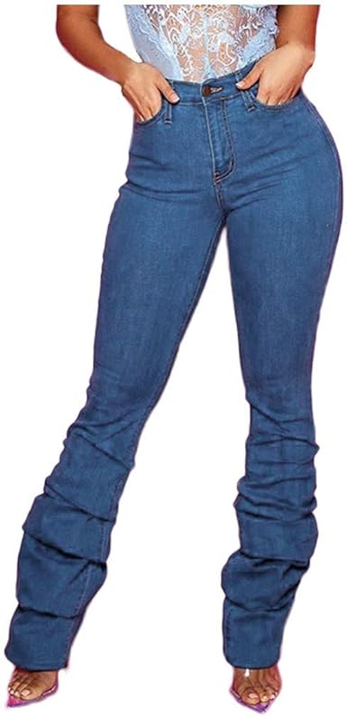 amazon elastic waist jeans