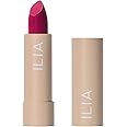 ILIA - Color Block Lipstick | Non-Toxic, Vegan, Cruelty-Free, Hydrating + Long Lasting, No Budge Color with Full Coverage (Knockout (Bold Magenta With Cool Undertones), 0.14 oz | 4 g)