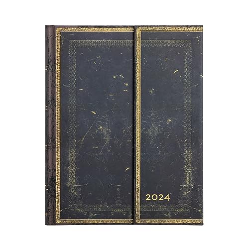 Paperblanks Agende 12 Months 2024 Arabica, Vertical - Ultra (230 x 180), Spanish
