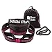 Bear Butt Kodiak Hammock Straps - 40 Combined Loops - 20 Feet Long - Holds 1000 Pounds From Our Extra Reinforced Triple Stitching - Get Our Hammock Tree Straps - Start Up Company (Black/Pink)