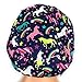 Euro Surgical Scrub Hats Women's Unicorns and Rainbows Adjustable Bouffant Cap Ponytail