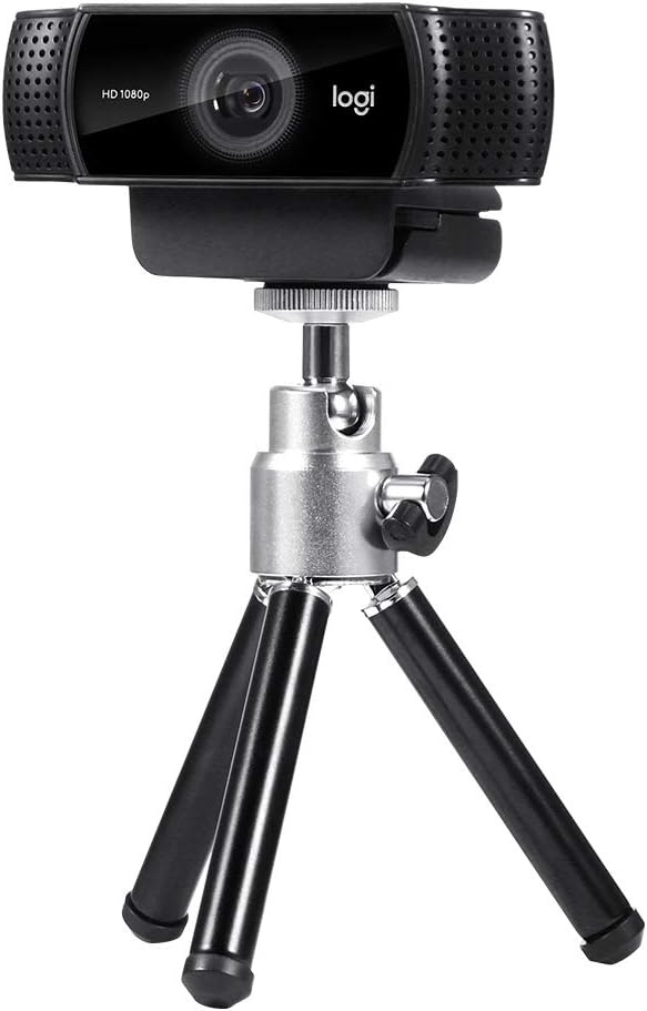 C922 Pro Stream Webcam, FORNORM HD 1080p/30fps Hyperfast Streaming, Stereo Audio, HD Light Correction, Autofocus, with Desktop Tripod