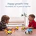 HOMOF Baby Toys Push Go Friction Powered Car Toys Early Educational Toddler oys Sets 4 PCS -Tractor,Bulldozer,Cement Mixer&Dumper Construction Engineering Vehicles Best Gifts Boys Girls