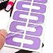 Hosaire Nail Polish Protector 6 Sheets Mix-Color Easy Fast Disposable Peel Off Tapes Cuticle Guard Skin Barrier Protector