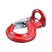 Anzio Half-Link Clevis Safety Latch Swivel Winch Hook Compatible with 4X4 Wrangler Off-Road WLL 17,000 lbs (17,000 lbs, Red)