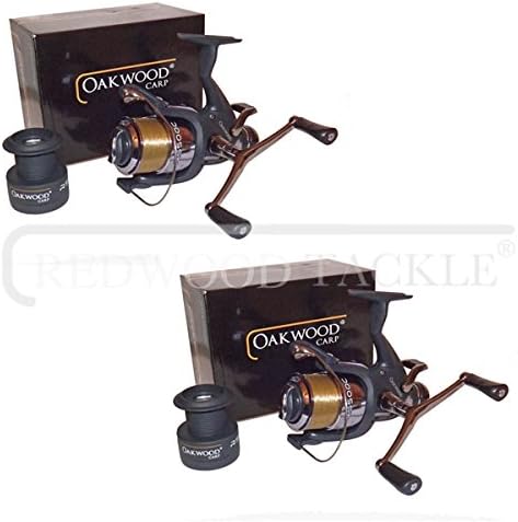 Carp Pike Coarse Fishing Baitrunner Reels loaded with 10lb line x2