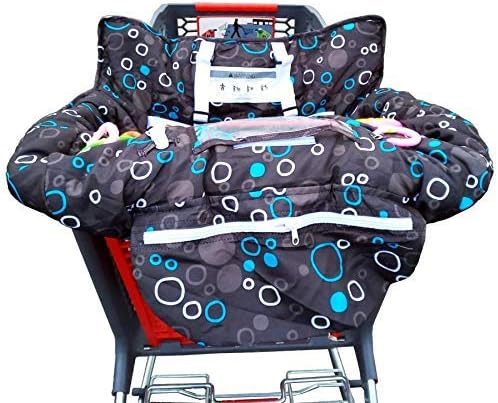 Large Protege Chariot Bebe Supermarche Chamssy Housse Protection Chaise Haute Avec Sac De Rangement Couverture Avec Sangles De Securite Enfant Hygienique Pratique Lavable Pliable Portable Amazon Fr Bebes Puericulture