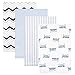 Luvable Friends Unisex Baby Cotton Flannel Receiving Blankets, Train 4-Pack, One Size