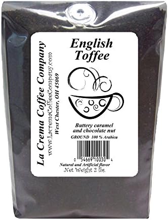 La Crema Coffee English Toffee, 2-Pound Package