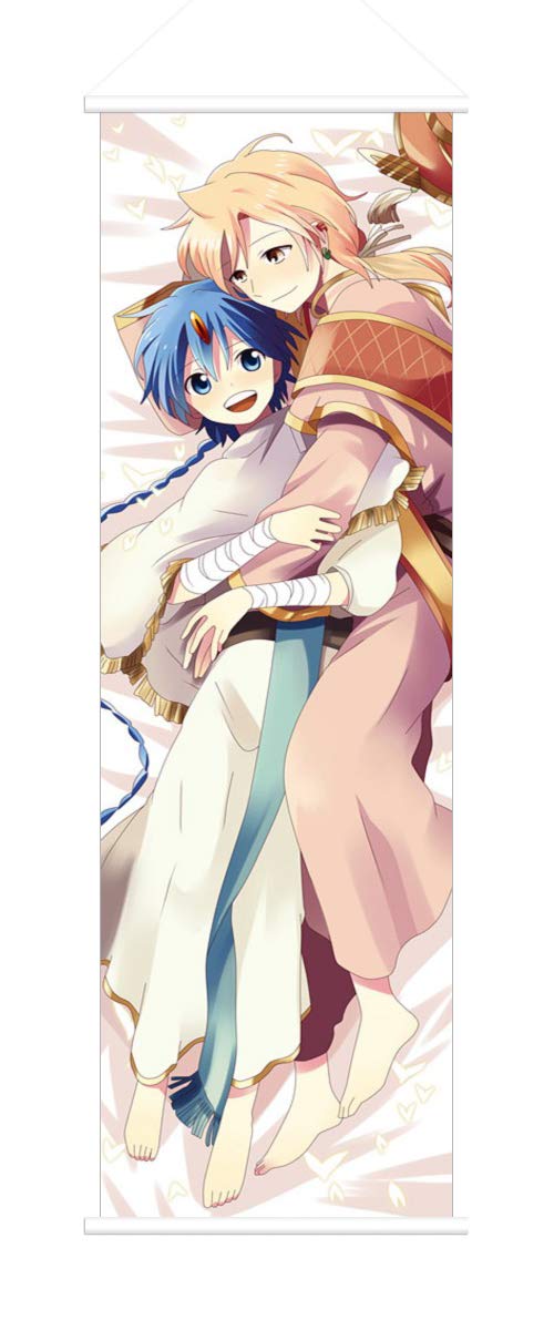 Alladin and Alibaba Saluja Magi The Labyrinth of Magic Male Hanging Painting Home Decor Anime Print