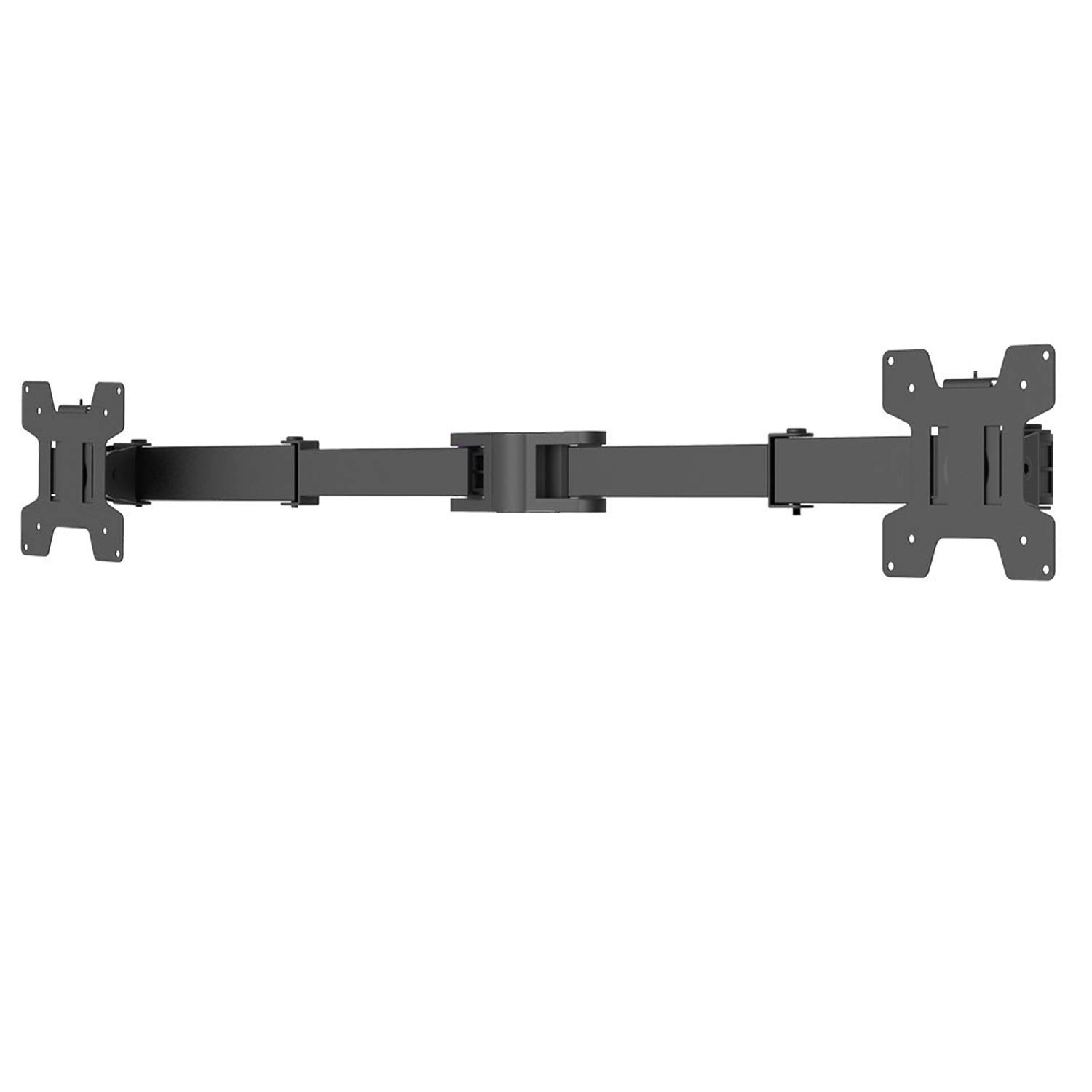 WALIDual Monitor Arm, Fully Adjustable Pole Mount Bracket for WALI Monitor Mounting System (002ARM), Black