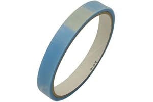 J.V. CONVERTING JVCC UHMW Polyethylene Film Tape [20 mil carrier] (UHMW-PE-20): 1/2 in. x 5 ft. (Natural/Translucent)