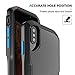 Element Case Shadow for iPhone Xs Max - Premium Sleek Design Case with Impact-Resistant Frame, Durable Build Quality, Seamless Fit, Lightweight, Shockproof and Enhanced Device Compatibility - Black