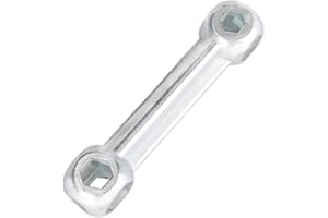 WOTOW Bike Repair Tool Kit, 10 in 1 Wrench Heavy Duty Reinforced Metal Bicycle Spanner Hexagon 6-15mm Multifunction Handy Portable Maintenance Fix Tool for Road Mountain Cycling (10 in 1 Wrench)