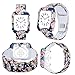 MLQSS Soft Silicone Shockproof Rugged Watch Band with Protective Case for Smart Watch 38mm 42mm,Sport Style Strap Bands Wristband for iWatch Series 3 Series 2 Series1 Sport Edition