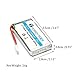 HOBBYTIGER 3.7V 1200mAh Lipo Battery 25C (5PCS) + 5 in 1 Batteries Charger for SYMA X5SW X5SC CX-30W RC Quadcopter Drone Replacement