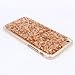 BAISRKE iPhone 6 Case, iPhone 6s Spark Glitter Case Shine Stars Clear Transparent Soft Gel TPU Back Cover for iPhone 6 6S - Rose Gold