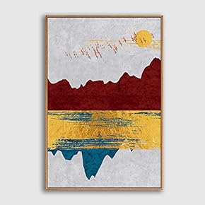 SIGNFORD Framed Canvas Home Artwork Decoration Abstract Scenery...